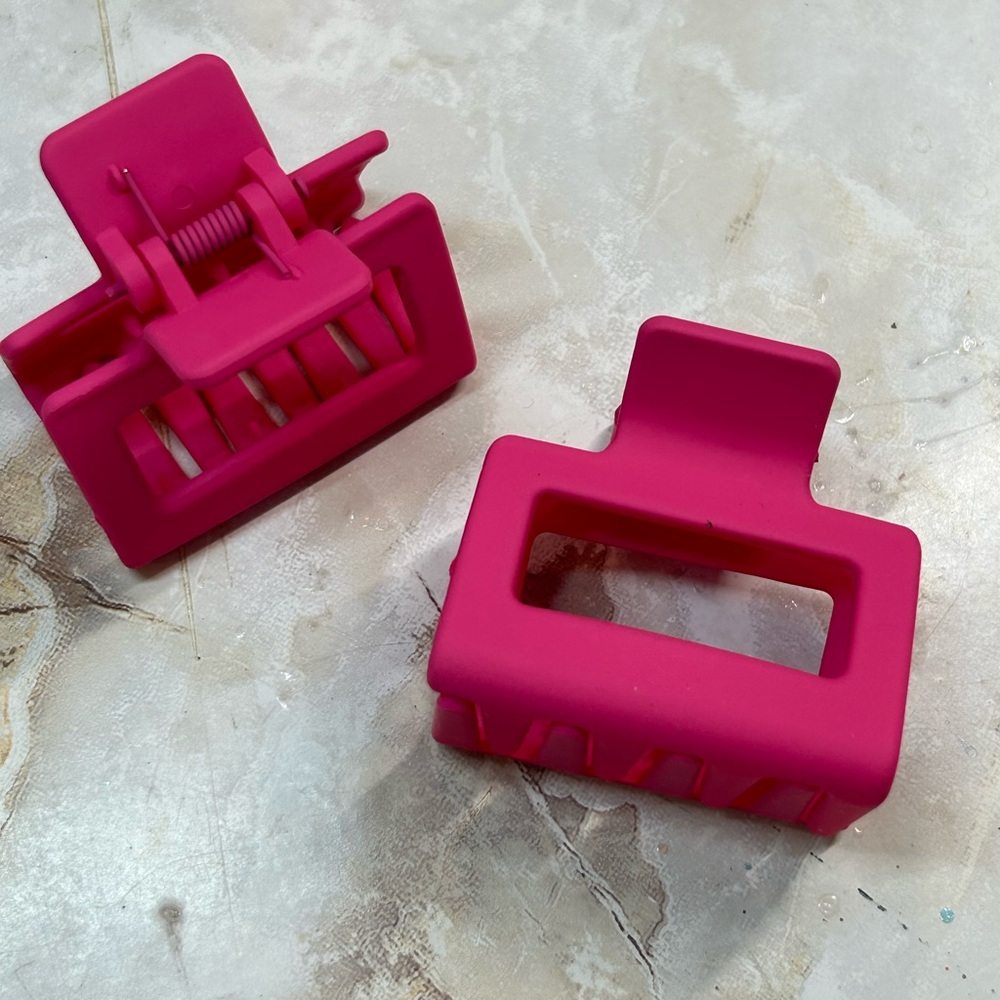 Hot Pink Mini Claw Hair Clip 20pcs